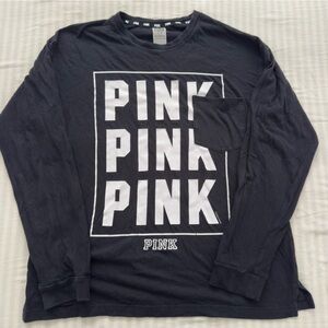 PINK Victoria's Secret Black and White Men's Shirt
